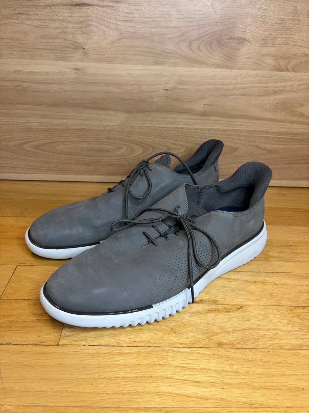 Cole Haan Men's 2.Zerogrand Evo Laser Quick On Derby in Gray - Size 11